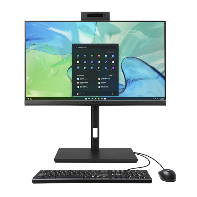 Acer AIO Veriton VZ4724GT (23,8" FHD IPS Intel Core i3-13100 3.4-4.5GHz, 8GB, 512GB, DVD-RW, USB KB&MS, No OS)
