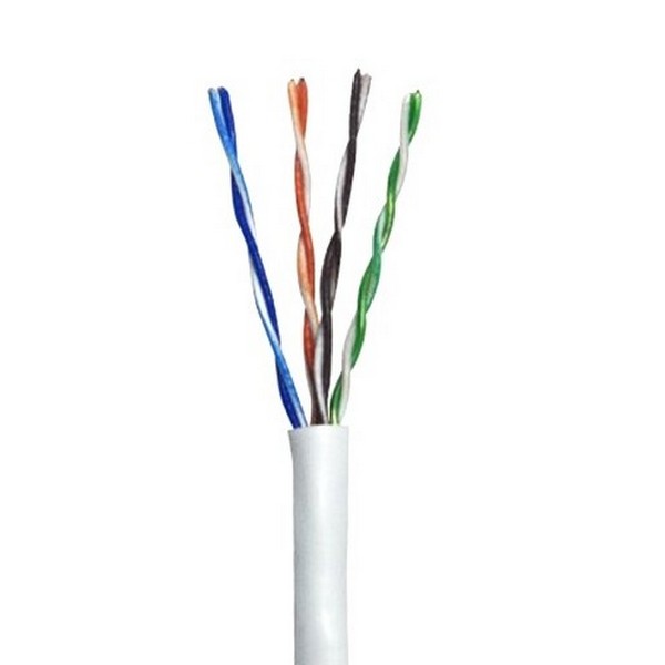 Cable UTP Cat.5E, 305m, CCA,24awg 4X2X1/0.47, solid gray, APC Electronic