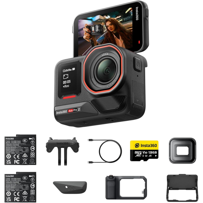 Camera Action Insta360 Ace Pro 2 Videography Bundle Limited Edition Black (ACEPRO2139)