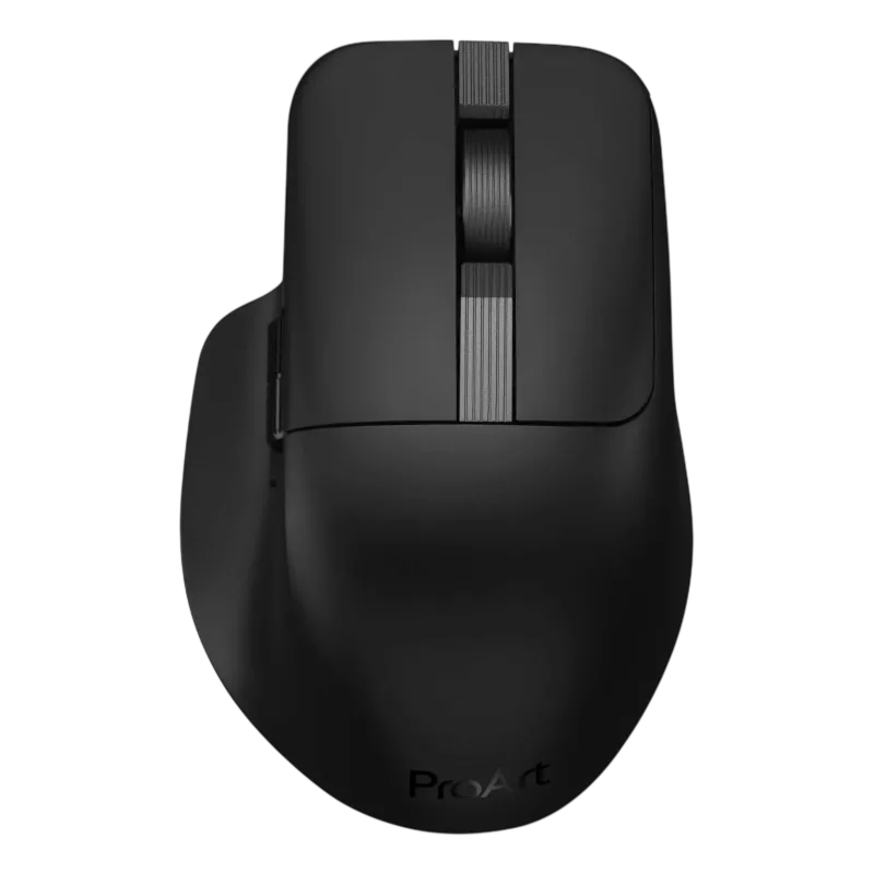 Wireless Mouse Asus ProArt MD301, up to 8000dpi, 6 buttons, Asus Dial, 109g. 800mAh, 2.4/BT, Black