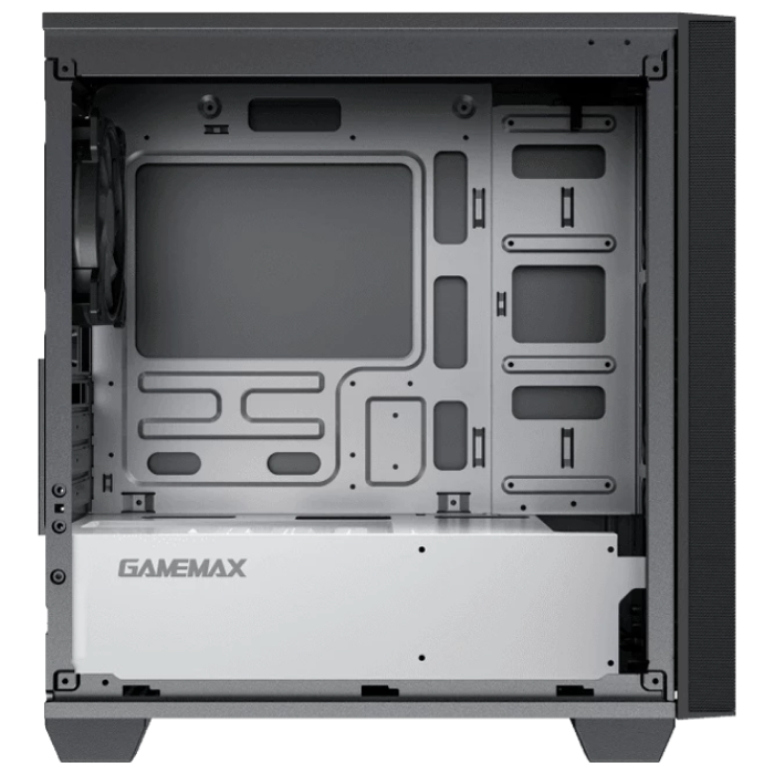 Case mATX GAMEMAX Aero Mini, w/o PSU, 0.6mm, 4x120mm ARGB, ARGB Hub, Front Mesh, Tempered Glass, DF, 1xUSB 3.0, 1xUSB2.0, 2x3.5", 2x2.5", Black