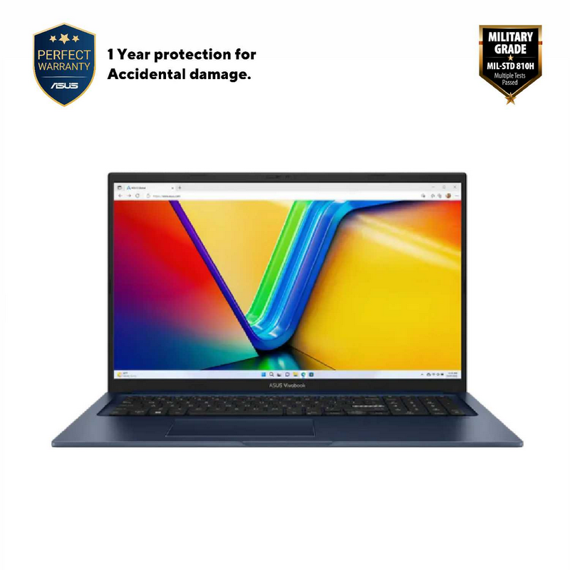 NB ASUS 17.3" Vivobook 17 X1704VA Blue (Core 5 120U 16Gb 512Gb)