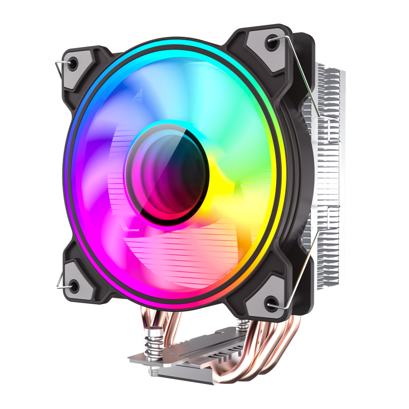 AC Gamemax "Ice-Blade ARGB" ( <32,6db, 800-1600RPM, 68CFM, 120mm, PWM, ARGB, 4x6mm, 190W, 428g.)