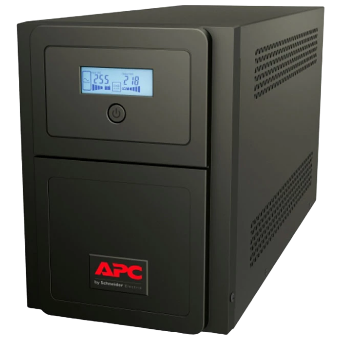 APC Easy UPS SMV1500CAI 1500VA/1050W, Tower, Sinewave, Line inter., LCD, AVR, USB, Comm. slot, 6*C13