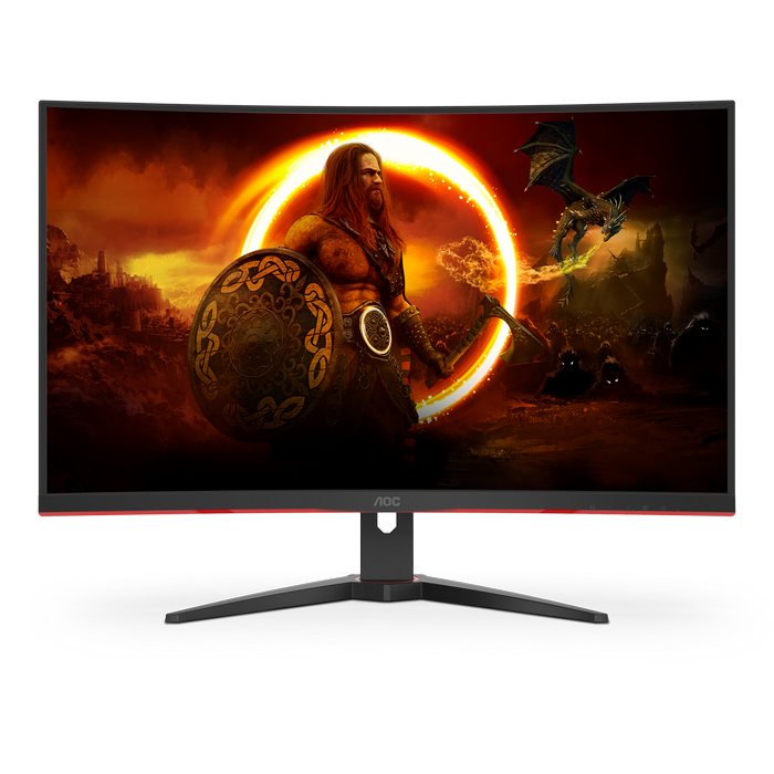 31.5" AOC C32G2ZE/BK, Black, Curved-VA, 1920x1080, 240Hz, AdaptiveSync, 0.5msMPRT, 300cd, HDR10, HDMI+DP