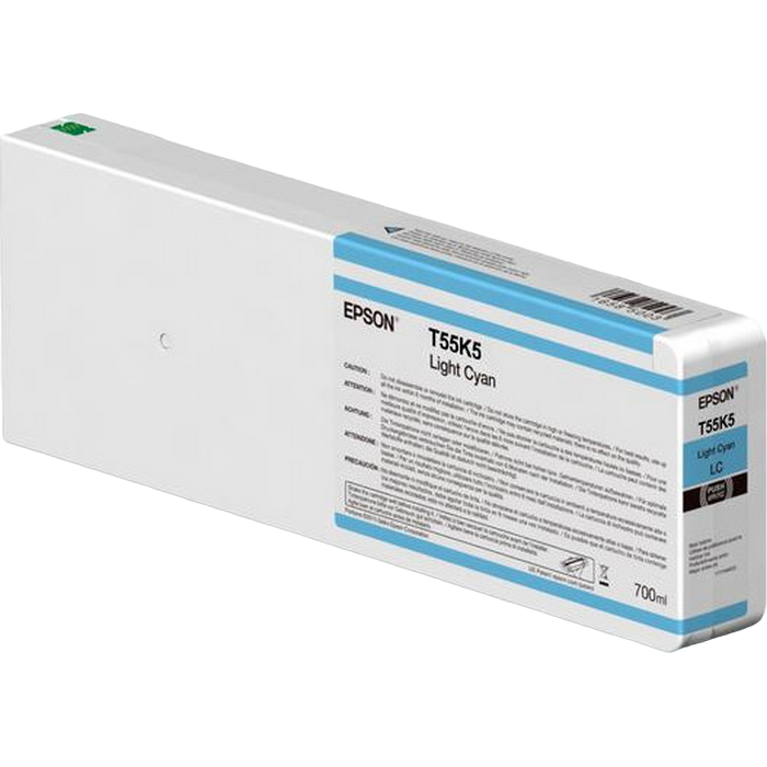 Ink Cartridge Epson T55K500 UltraChrome HDX/HD 700ml, Light Cyan