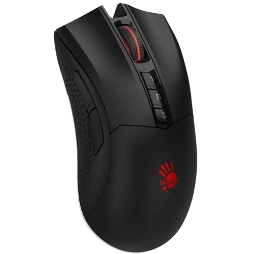 Gaming Wireless Mouse Bloody R90 Plus, 100-5000dpi, 8 buttons, 150IPS, 25G, 115g, 60h, Ergonomic, Programmable, X'Glide, 500mAh, 2.4Ghz, Black