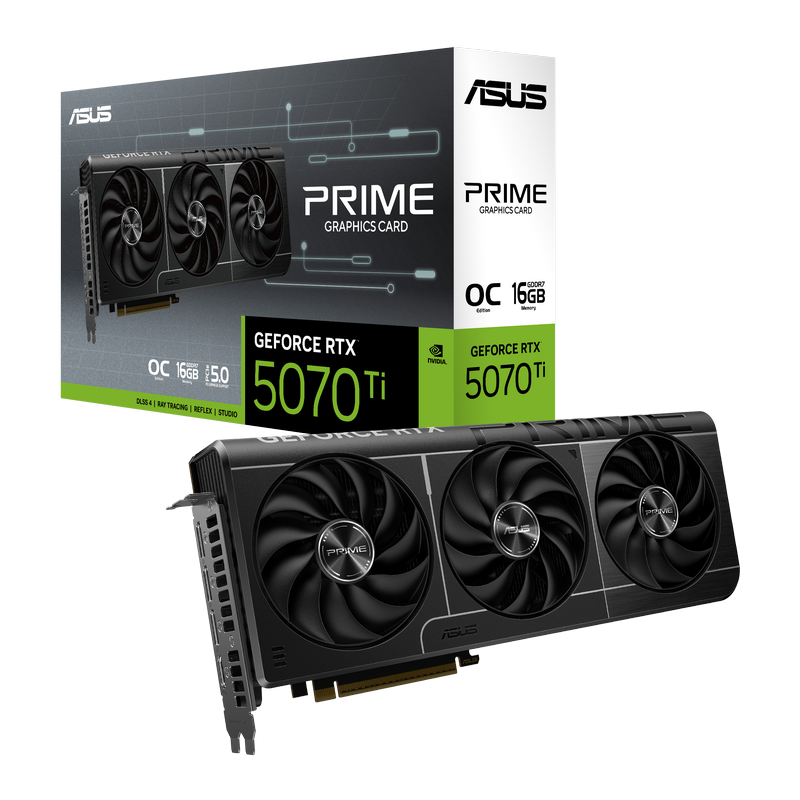VGA ASUS RTX5070Ti 16GB GDDR7 Prime OC (PRIME-RTX5070TI-O16G)