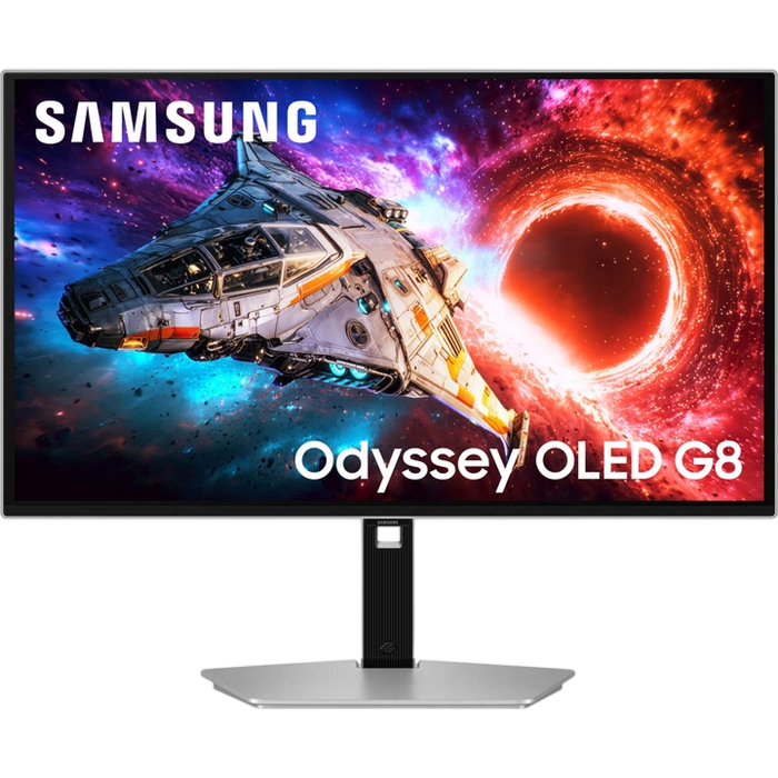 27" SAMSUNG Odyssey G80SH,Silver,OLED,3840x2160,240Hz,FreeSync,0.03msGTG,1000cd,HDR10,DP+HDMI+USB+TypeC,Pivot
