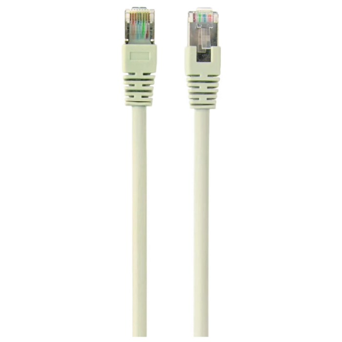 7.5m, FTP Patch Cord Gray, PP22-7.5M, Cat.5E, Cablexpert, molded strain relief 50u" plugs