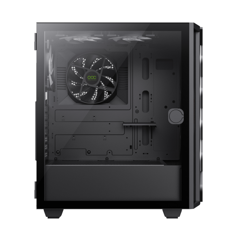 Уценка B Case ATX GAMEMAX Diamond CP BK, w/o PSU, 0.5mm, 3x120mmARGB, 1x140mm, ARGB Hub, Front Mesh+LED strip, 1xUSB3.1, 1xUSB2.0, 2x2.5", 2x3.5", Black