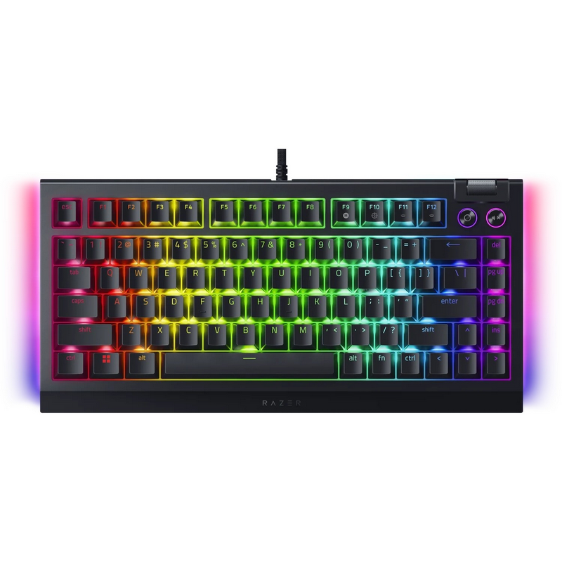Gaming Keyboard Razer BlackWidow V4 75% Hot-Swappable US Layout Black