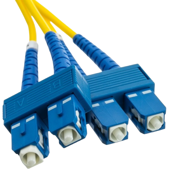 Fiber optic patch cords, singlemode duplex core SC-SC 3M, APC Electronic
