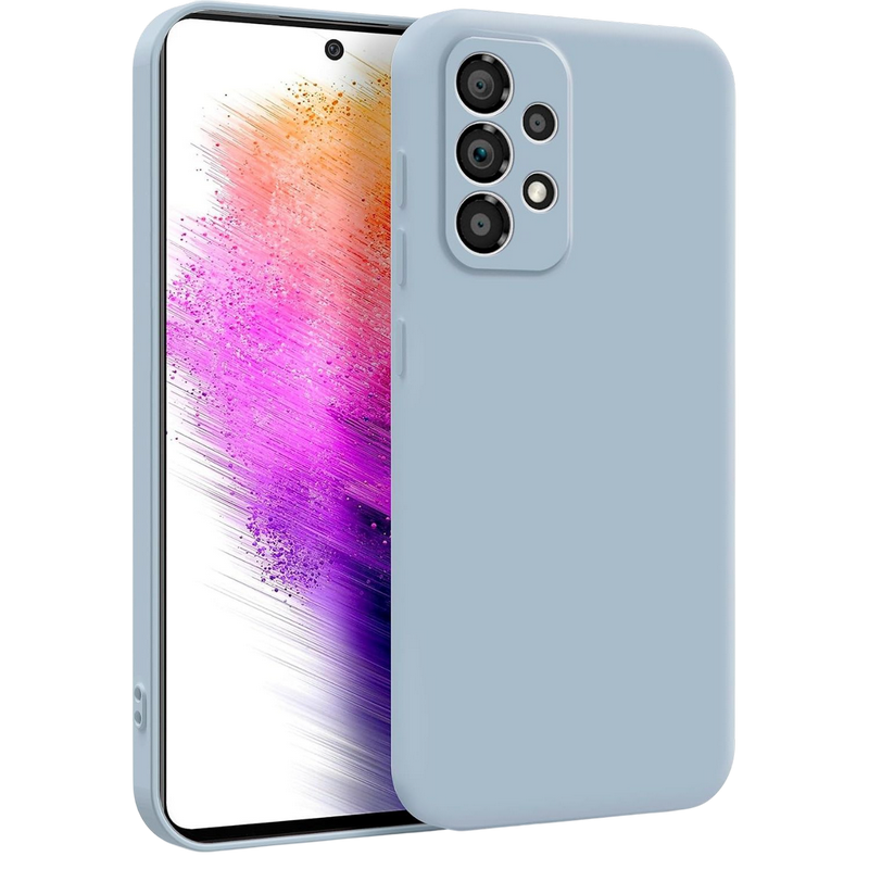 Xcover husa p/u Samsung A73, Liquid Silicone, Light Blue