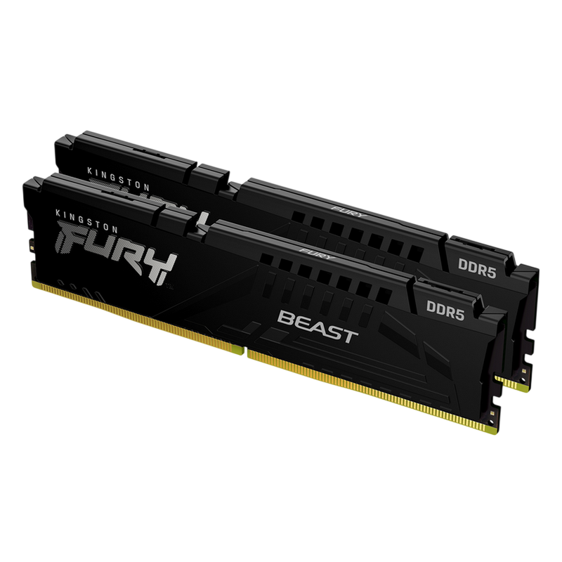 .32GB DDR5-6000MHz Kingston FURY Beast (Kit of 2x16GB) (KF560C36BBE2K2-32), CL36-44-44, 1.35V, AMD EXPO 1.1/Intel XMP 3.0, Black