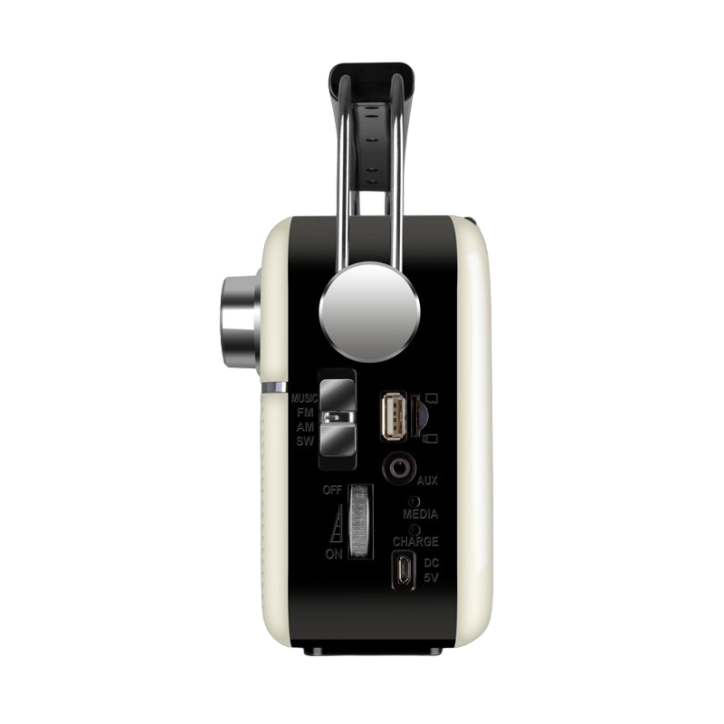 Speakers SVEN Tuner "SRP-505" White 3W, Bluetooth, FM/AM/SW, USB, microSD, AUX, battery