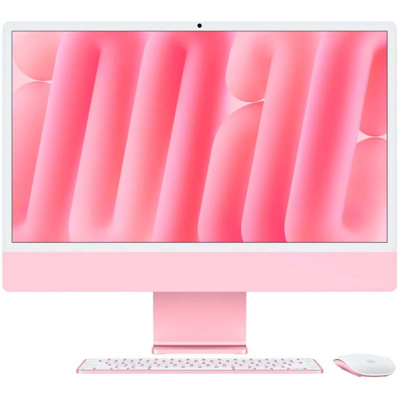 Apple iMac 24" MWV43RU/A Pink (M4 10‑core CPU and 10‑core GPU, 16GB, 256GB SSD)