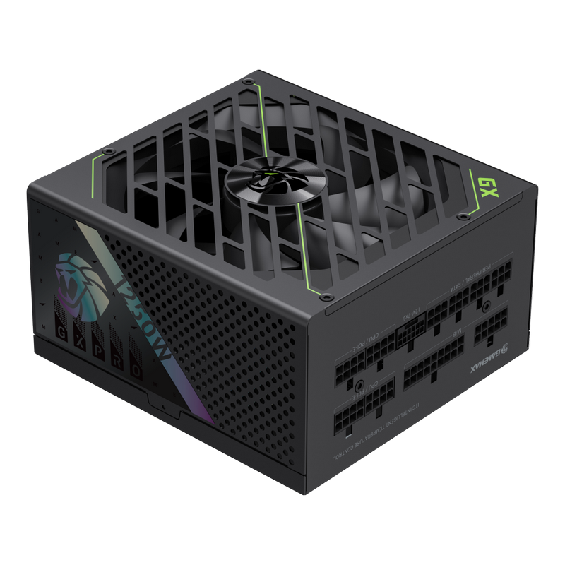 Power Supply ATX 1250W GAMEMAX GX-1250G PRO, 80+ Gold, 135mm, Active PFC, LLC+DC/DC, ATX 3.1, PCIe5.1, Full Modular, Black