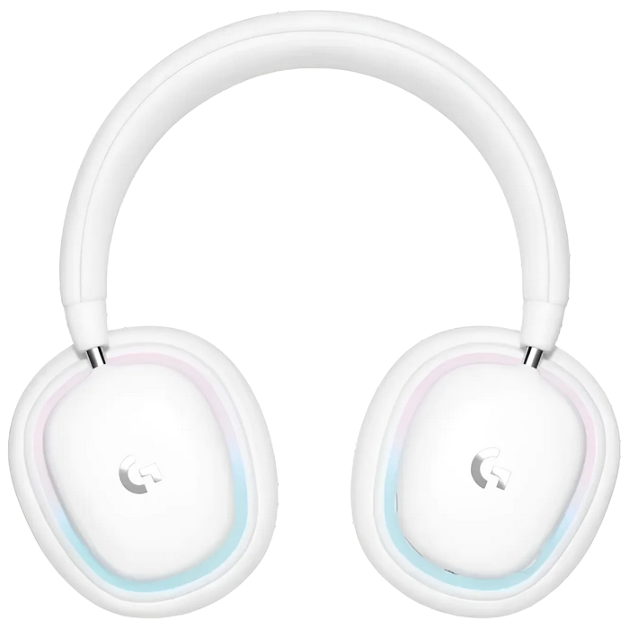 Gaming Wireless Headset Logitech G735, 40mm drivers, 20-20kHz, 38 Ohm, 273g, 56h, Detachable Mic, RGB, 3.5mm+2.4Ghz+BT, White