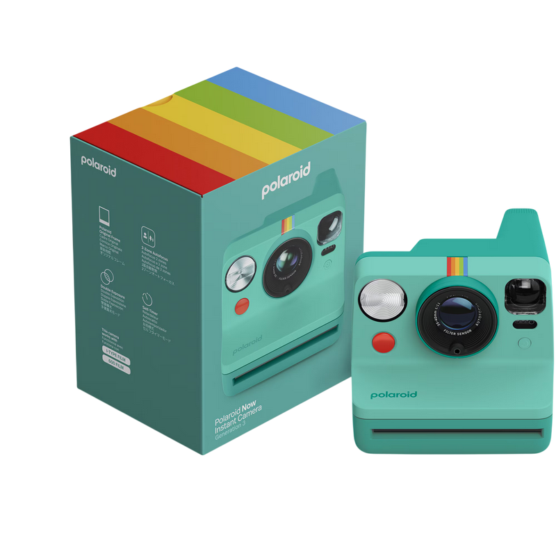 Camera Foto Instant Polaroid Now Gen 3,Teal