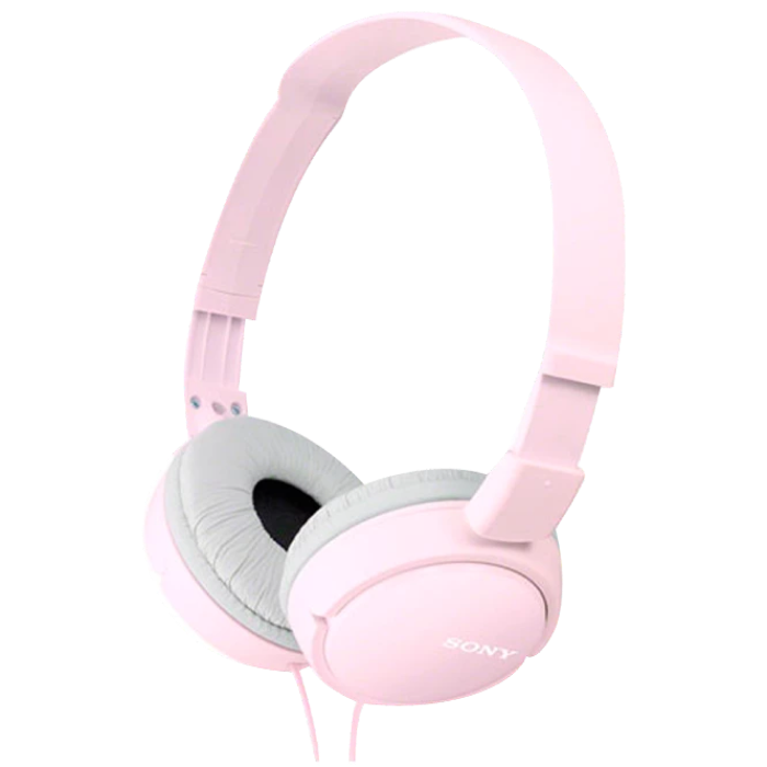 Headphones SONY MDR-ZX110APP, Mic on cable, 4pin 3.5mm jack L-shaped, Cable: 1.2m, Pink