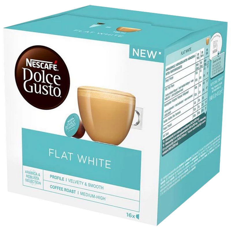 Cafea Nescafe Dolce Gusto Flat White 187.2g (16cap)