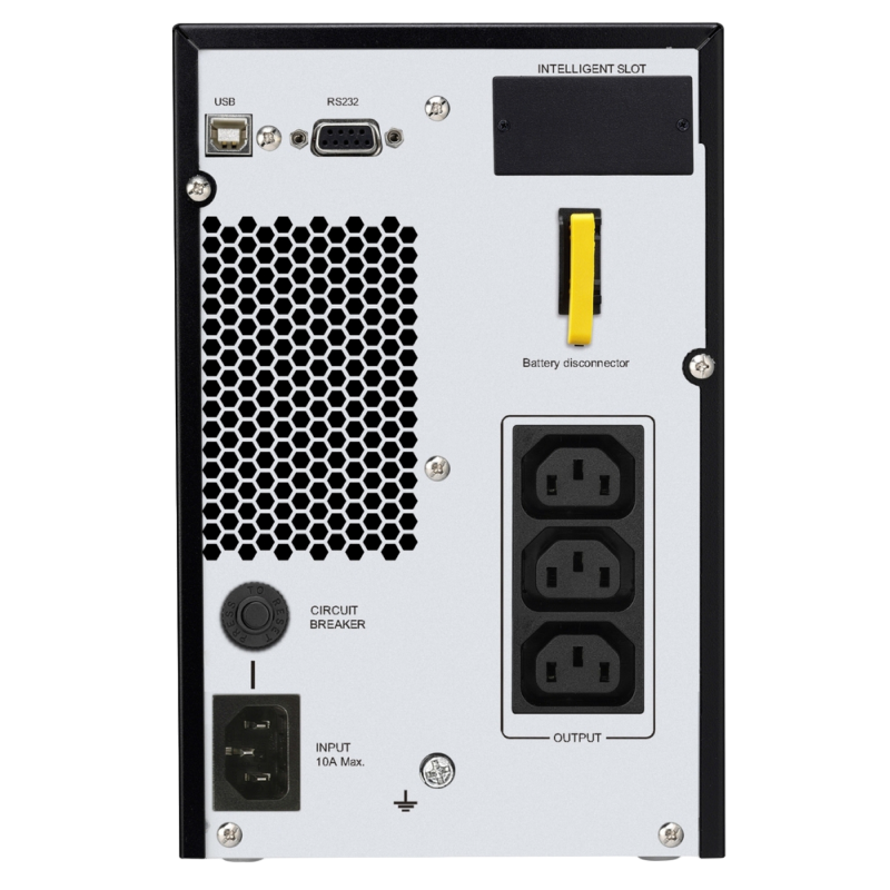 APC Easy UPS SRV1KI 1000VA/800W, Tower, Sinewave, Online, LCD, AVR, USB, RS232, Comm. slot, 3*C13