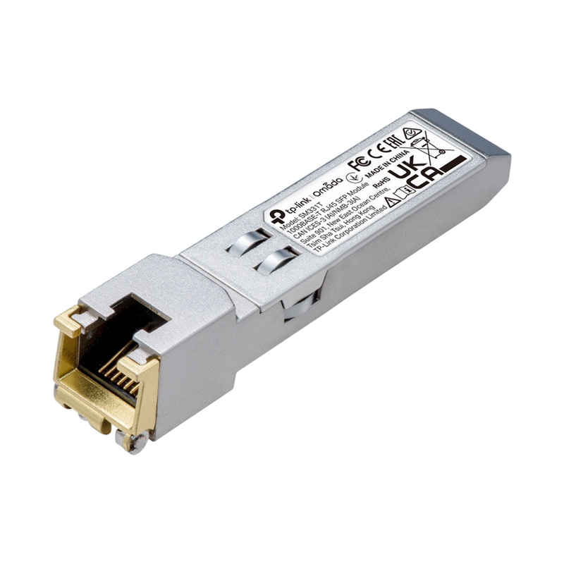 SFP 10/100/1000Mbps to Copper RJ-45, TP-Link SM331T