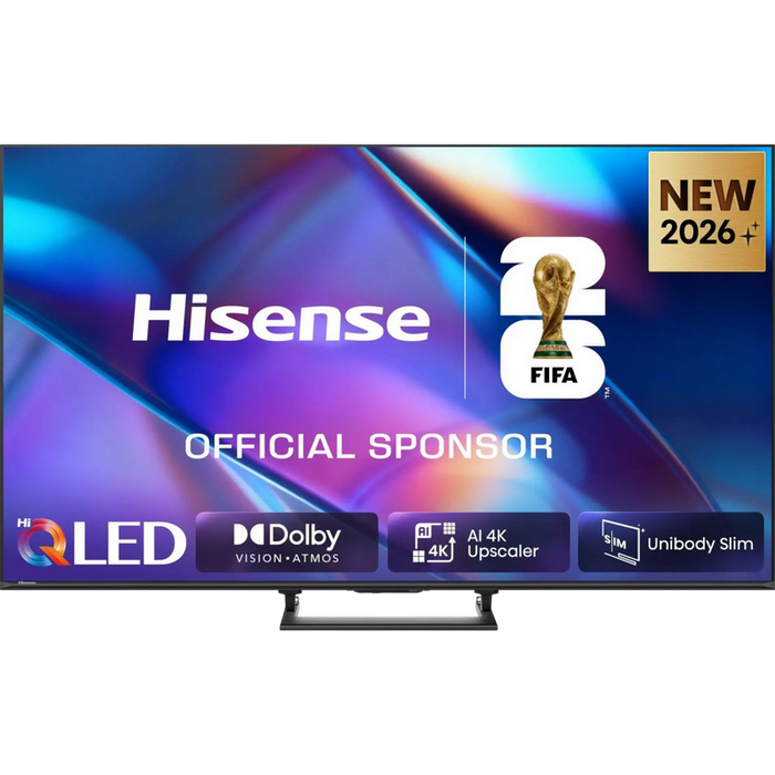 50" LED SMART TV Hisense 50A7S, QLED, 4K UHD, VIDAA OS, Black