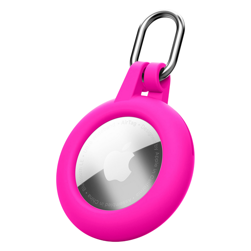 Cellularline Silicon Ring Case AirTag/Tracy Soft Shell, Pink
