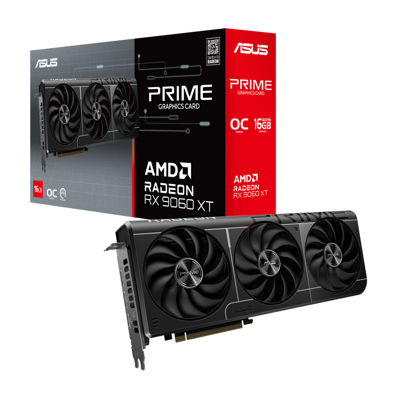 VGA ASUS Radeon RX 9060XT 16GB GDDR6 Prime OC (PRIME-RX9060XT-O16G)