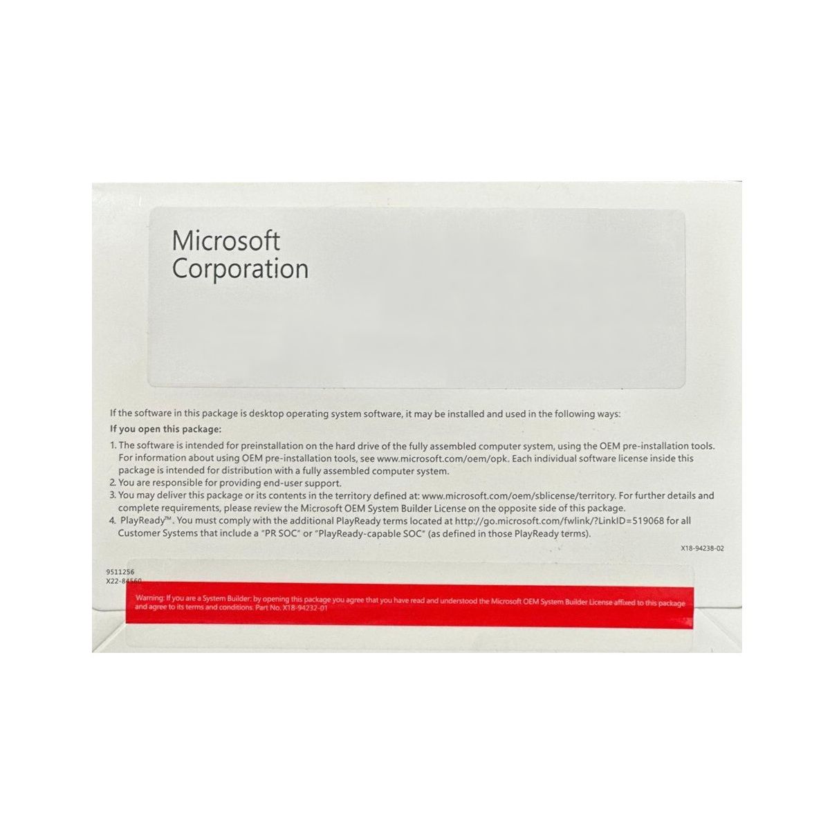 Windows 11 Pro 64Bit Eng Intl 1pk DSP OEI DVD