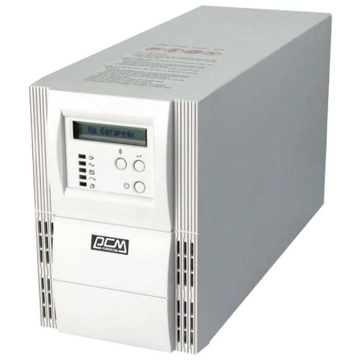 UPS PowerCom VGD-1500 1500VA/1050W, On-Line, LCD,AVR,RJ45,USB,RS232, SNMP, 2xSchuko, Ext. batt. conn