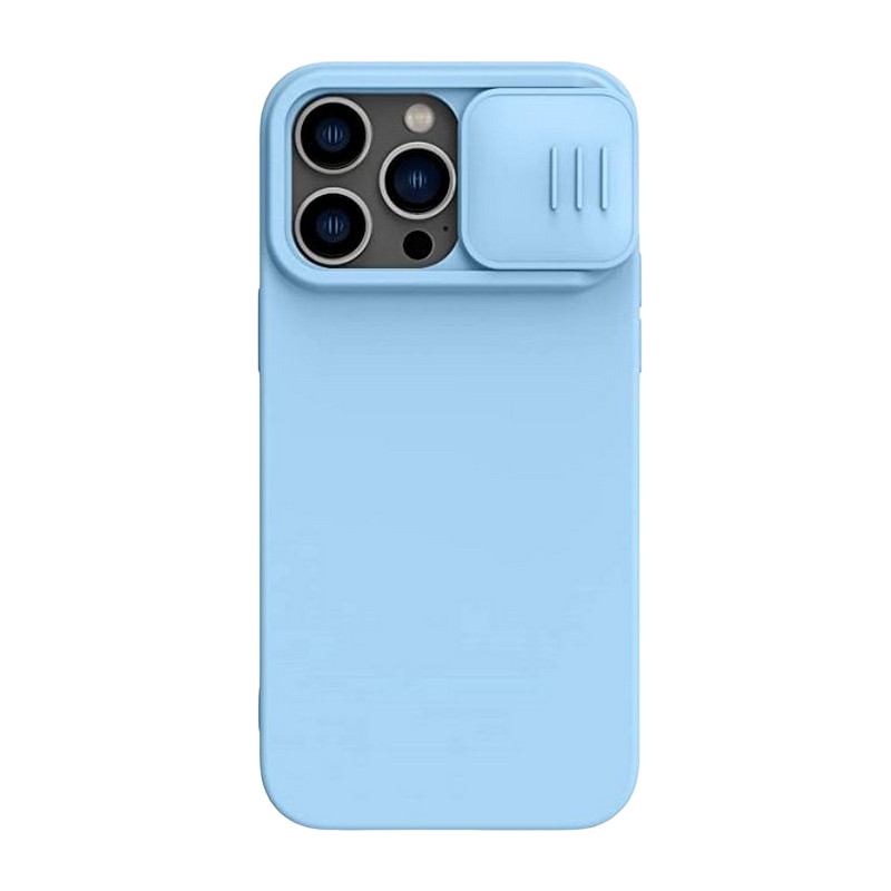 Nillkin Apple iPhone 14 Pro Max, CamShield Silky Silicone Case, Blue Haze