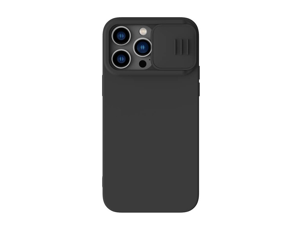 Nillkin Apple iPhone 14 Pro, CamShield Silky Silicone Case, Elegant Black