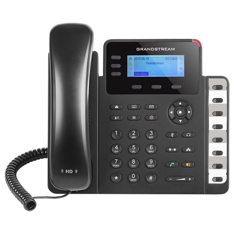 Grandstream GXP1630, 3 SIP,3 Line, PoE, 8 BLF, Black