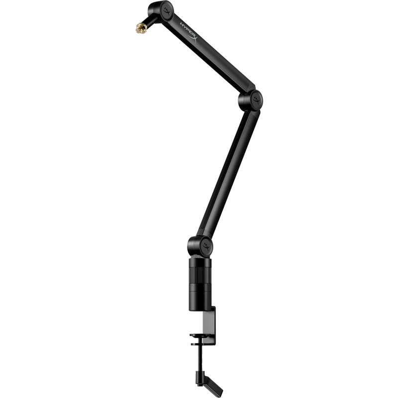 Boom Arm for Microphone HyperX Caster, Toolless adjustment, Built-In cable managemen, C-Clamp, Internal spring-assisted movement, Black