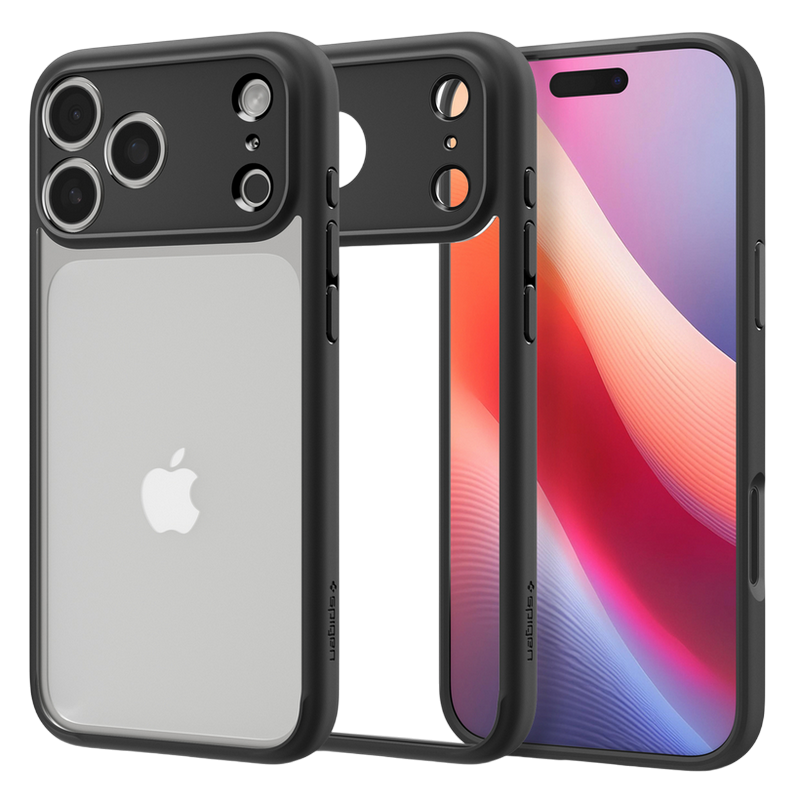 Spigen iPhone 17 Pro, Ultra Hybrid, Matte Black