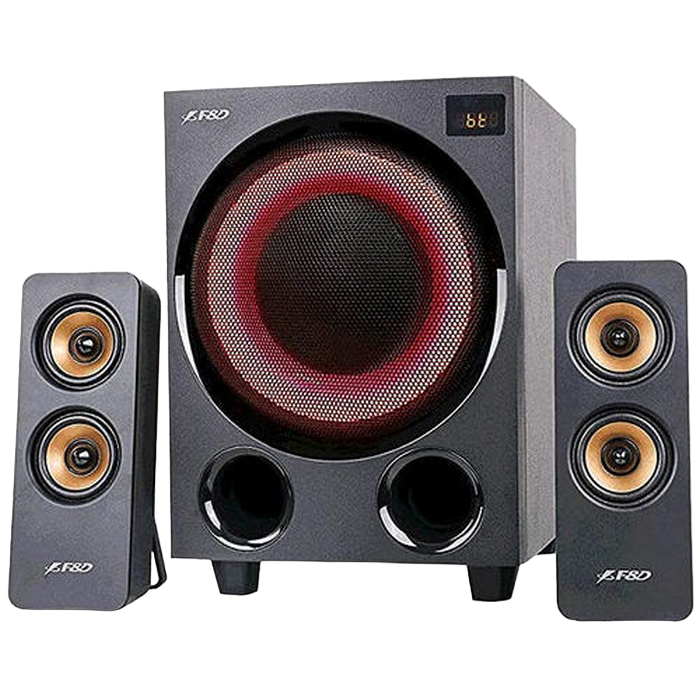 Speakers F&D F770X Black, 76W, 2.1 Computer Multimedia Speaker