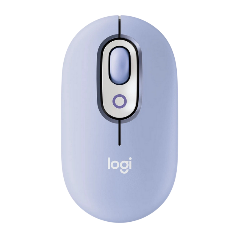 Wireless Mouse Logitech POP, up 4000 dpi, 4 buttons, Ambidextrous, 82g., 1xAA, 2,4Ghz, Liliac
