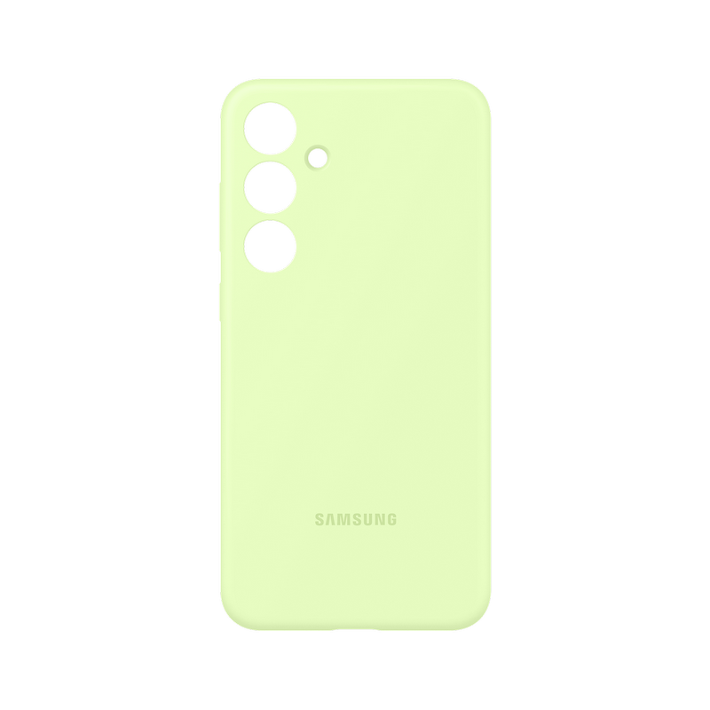 Original Sam. silicone cover Galaxy S24+, Light Green