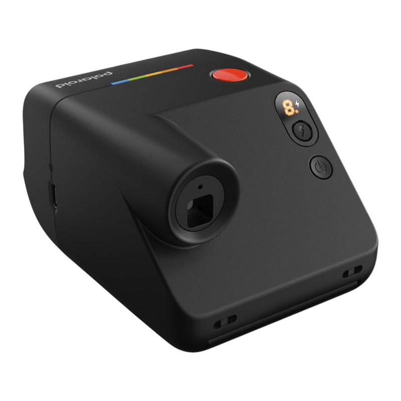 Camera Foto Instant Polaroid Go Gen 3 Black + Color Film Bundle (8 Photos)