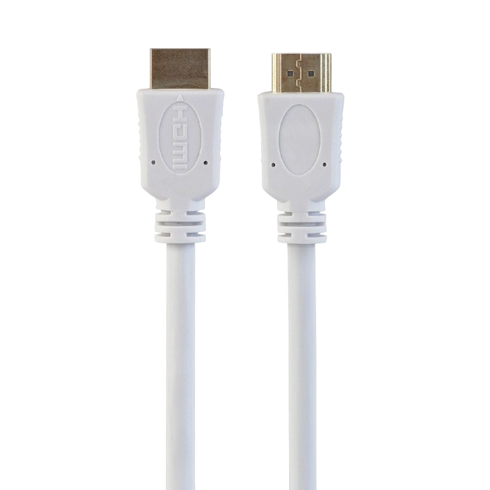 Cable HDMI to HDMI 1.8m Cablexpert, male-male, V1.4, WHITE, CC-HDMI4-W-6