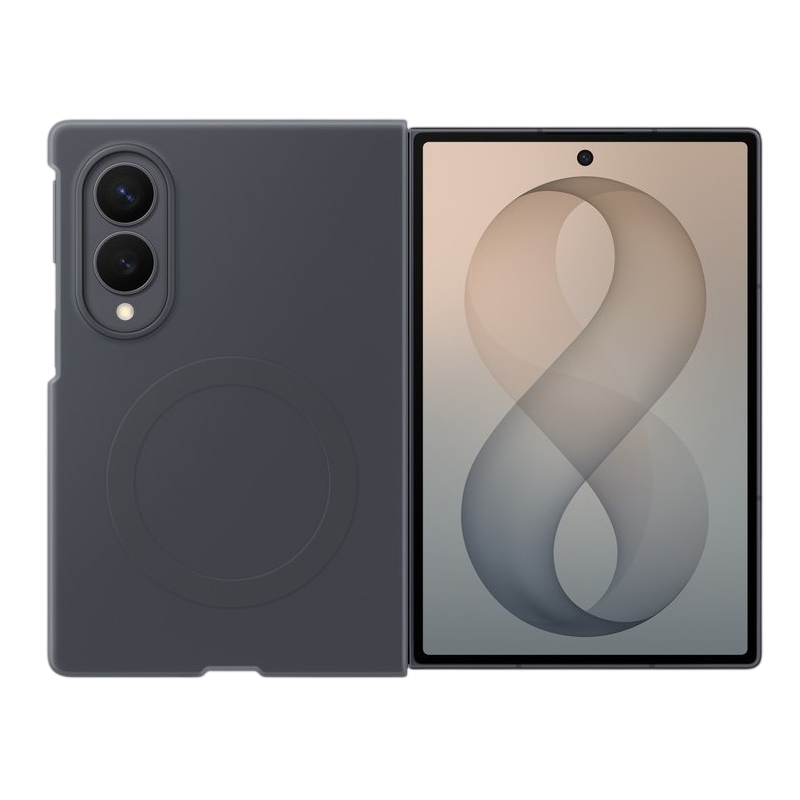 Original Sam. silicone magnet Case Galaxy Fold8, Black