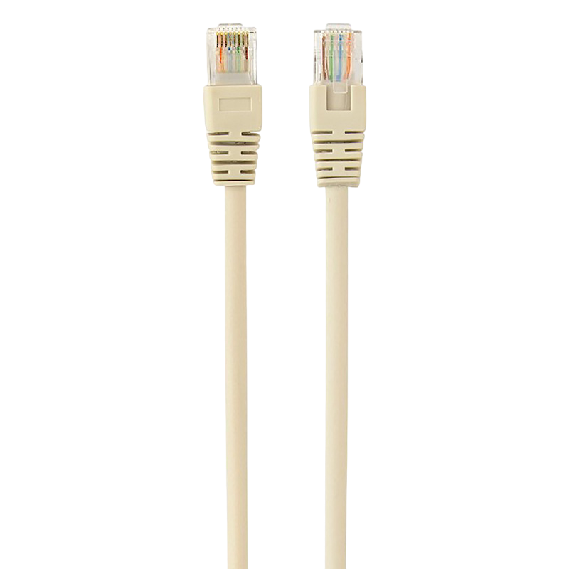 1.5m, Patch Cord Gray, PP12-1.5M, Cat.5E, Cablexpert, molded strain relief 50u" plugs