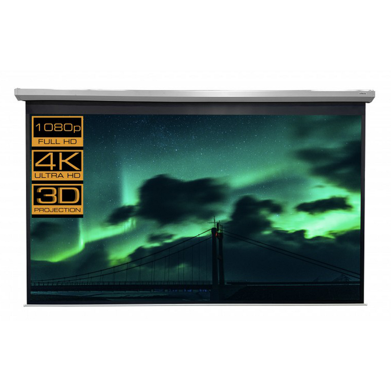 reflecta Crystal-Line Motor RC lux 350x241 (340x192) Format 16:9 black rear / black border