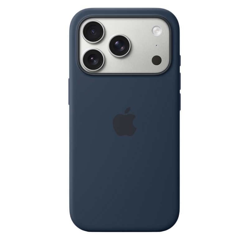 iPhone 17 Pro Silicone Case with MagSafe- Midnight, ModelA3559