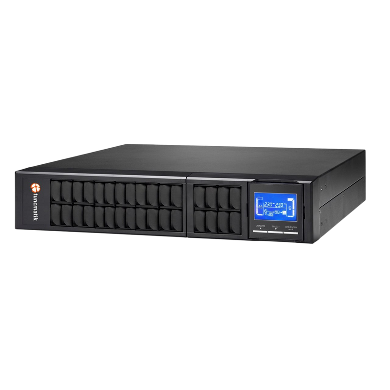 UPS Tuncmatik Newtech PRO 3 Rack/Tower 1000VA/1000W, Online, LCD, SNMP SLOT, RS232, USB-B, 3xSchuko