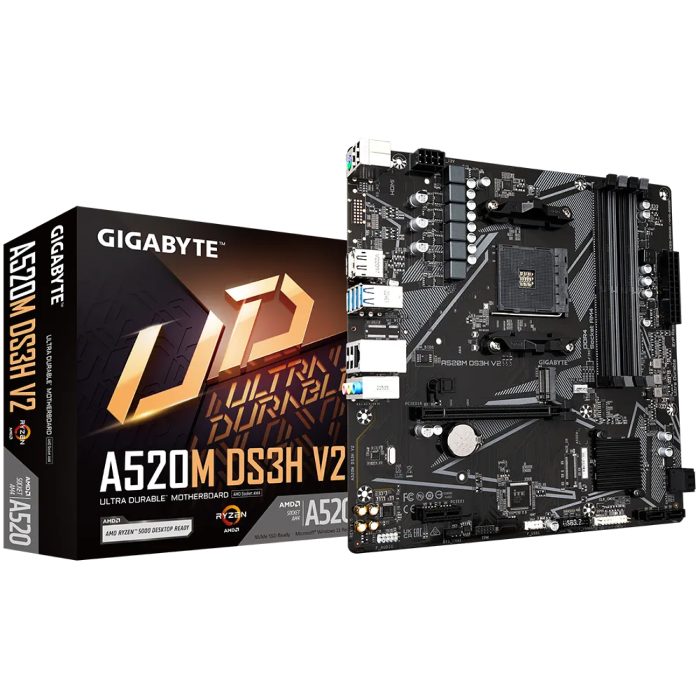 MB AM4 Gigabyte A520M DS3H V2 mATX