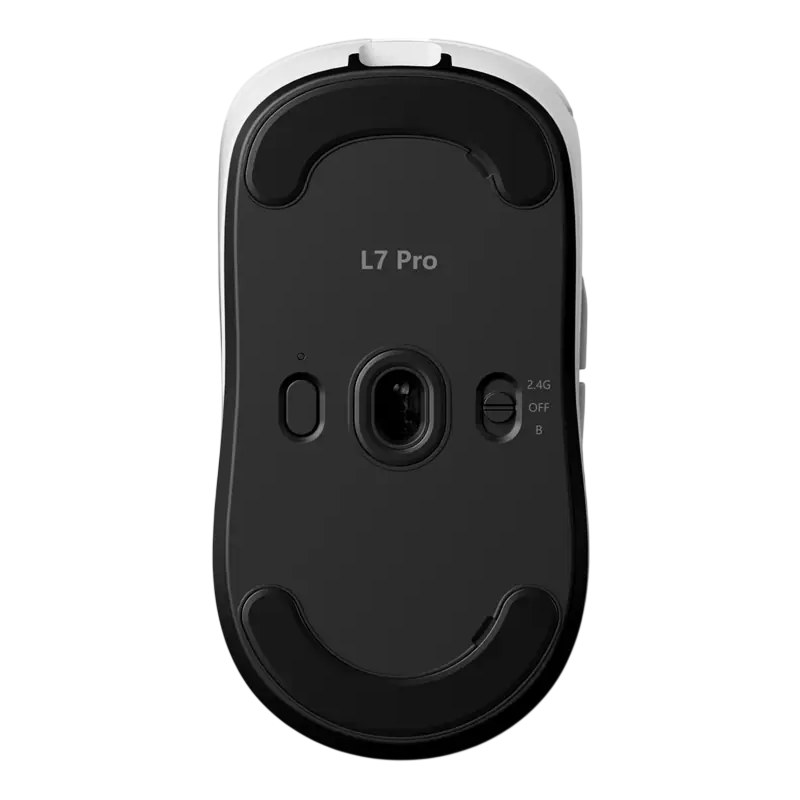 Gaming Wireless Mouse MCHOSE L7 Pro, Ultra-Lightweight, TTC Gold Wheel Encoder, 8K Hz Wired / 8K Hz Wireless, 250mAh, Black